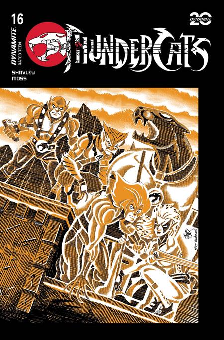THUNDERCATS #16 CVR G KEN HAESER TMNT HOMAGE VAR