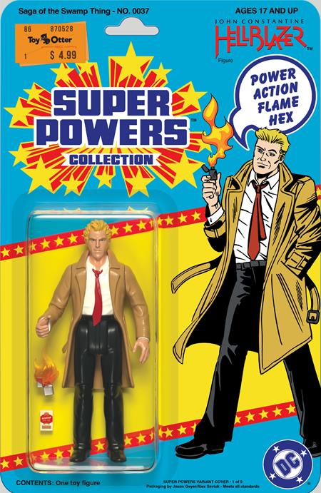 SAGA OF THE SWAMP THING #37 FACSIMILE EDITION CVR C SUPER POWERS CARD STOCK VAR