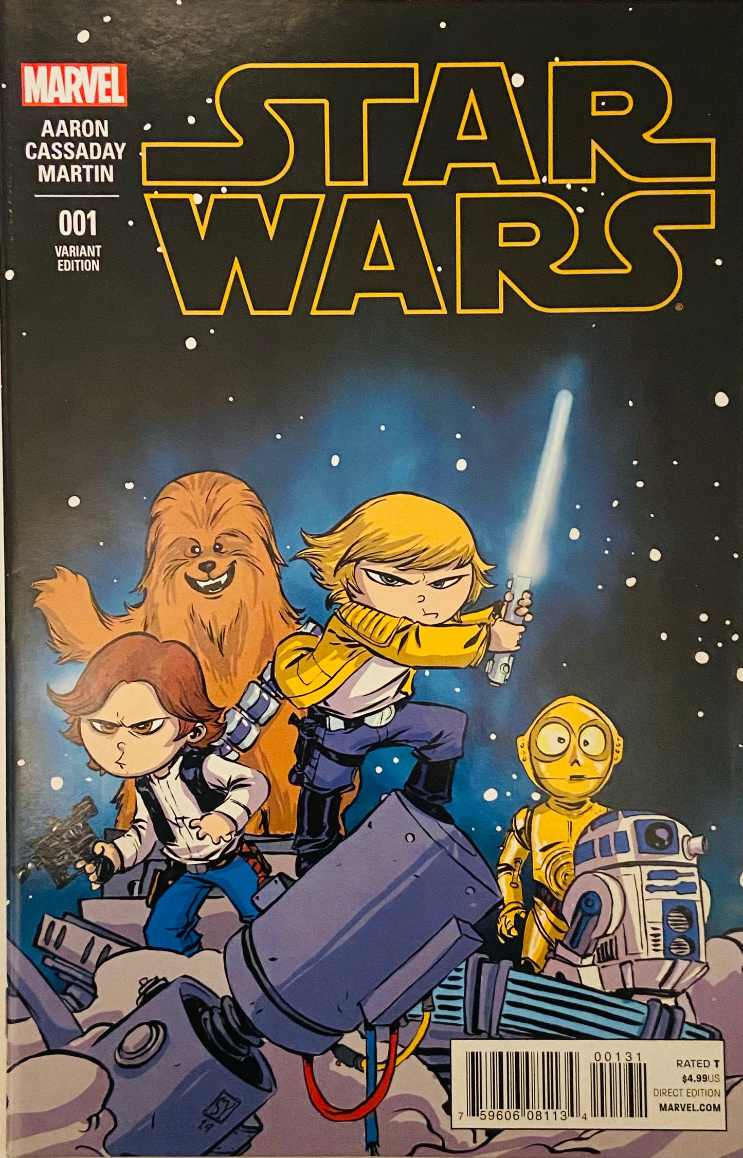 STAR WARS #1 SKOTTIE YOUNG VARIANT