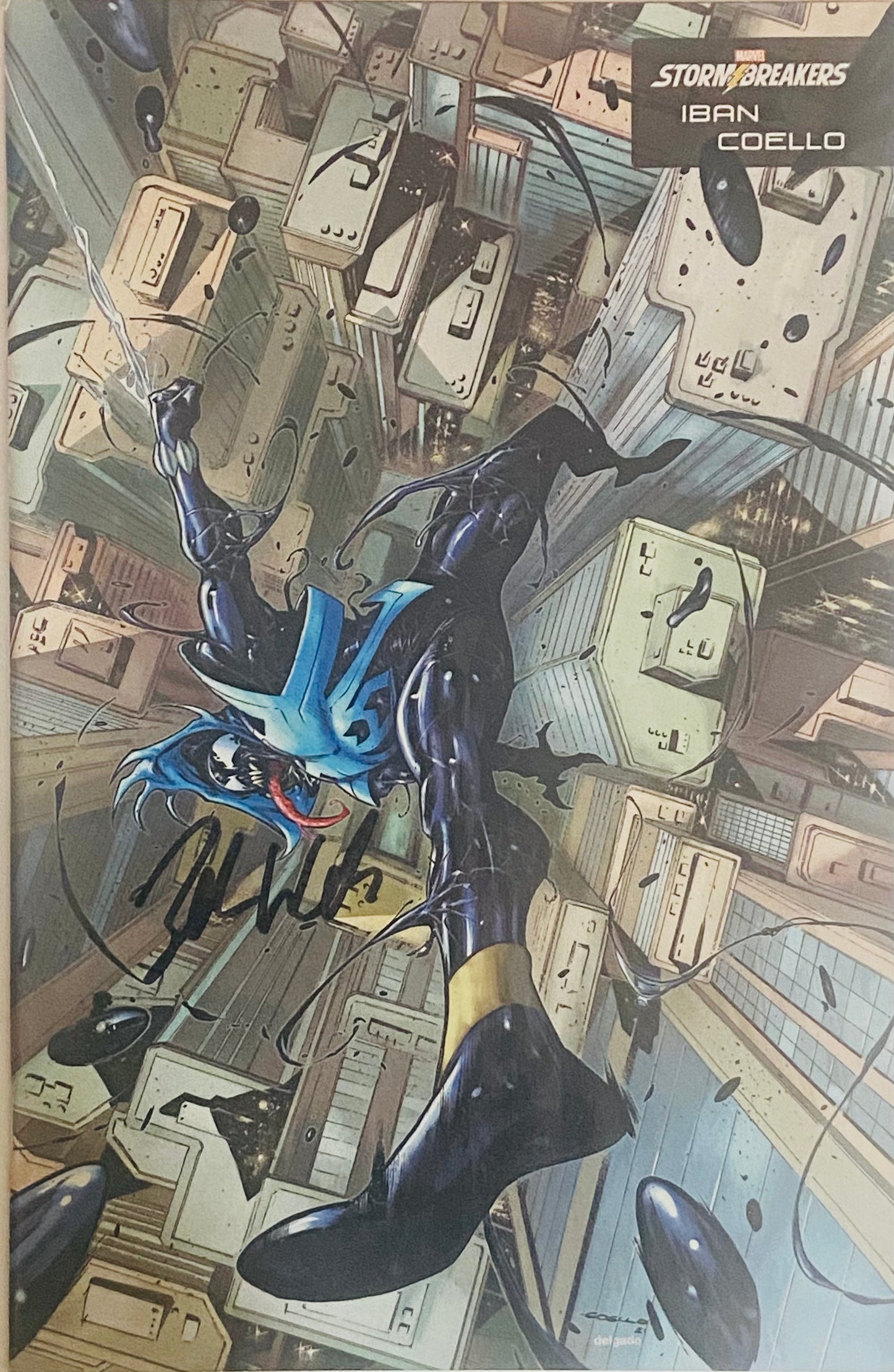 AMAZING SPIDER-MAN 75- SIGNED BY ZEB WELLS