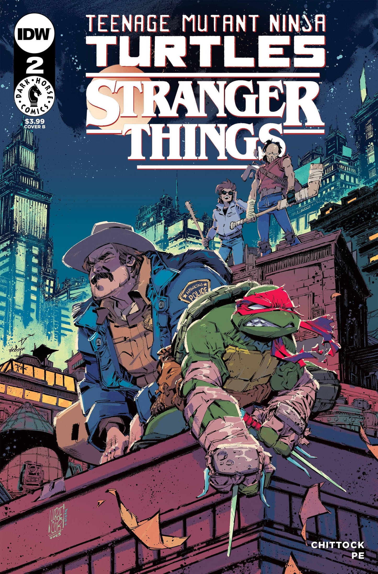 TMNT X STRANGER THINGS #2 CVR A PE - HolyGrail Comix