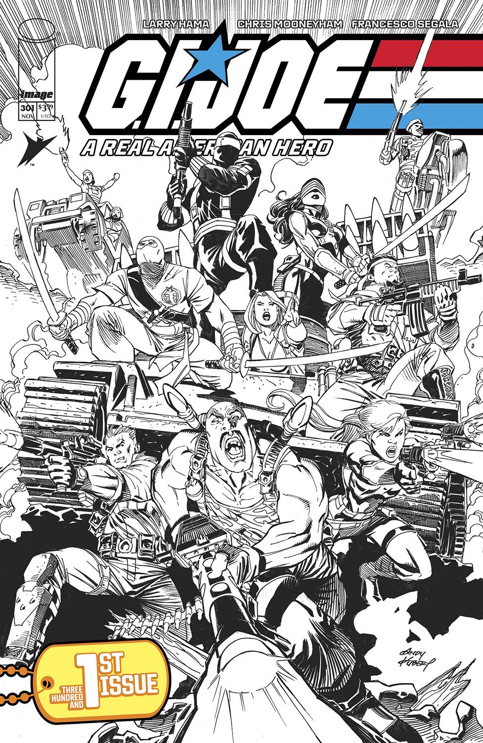 GI JOE A REAL AMERICAN HERO #301 CVR B KUBERT