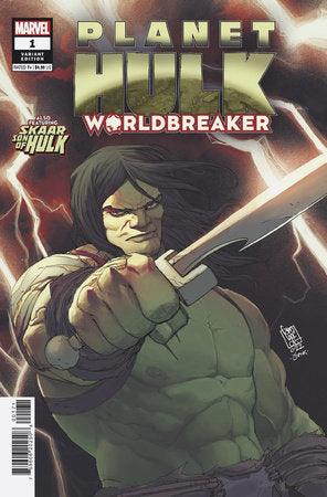 PLANET HULK: WORLDBREAKER 1 CAMUNCOLI SKAAR VARIANT - HolyGrail Comix