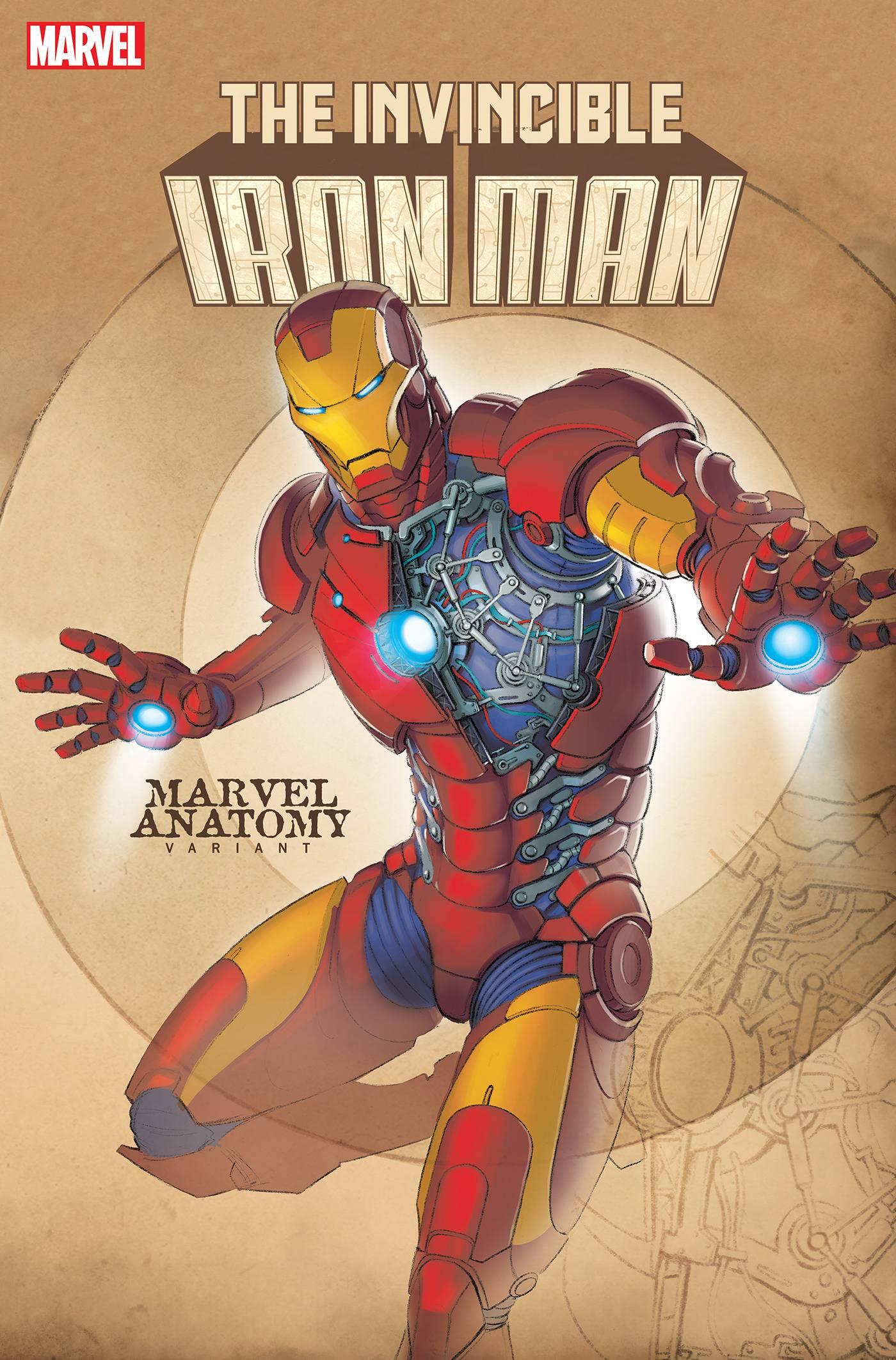 INVINCIBLE IRON MAN #3 LOBE MARVEL ANATOMY VAR - HolyGrail Comix