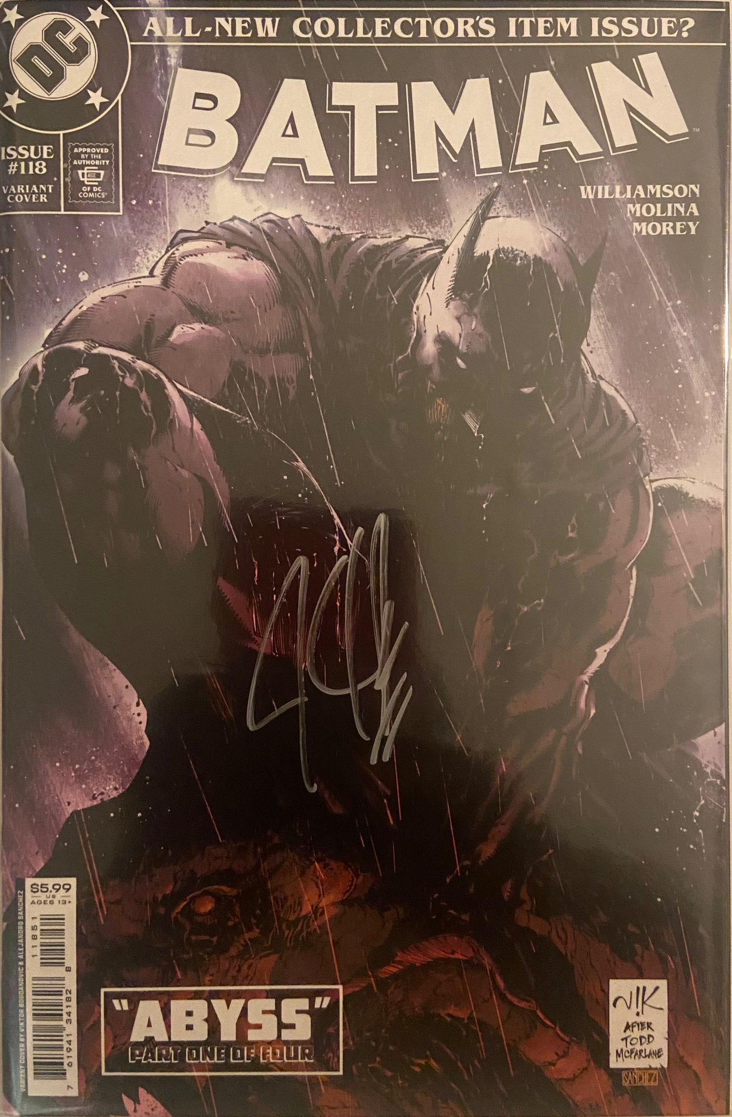 BATMAN 118 (Signed by Josh Williamson) - HolyGrail Comix