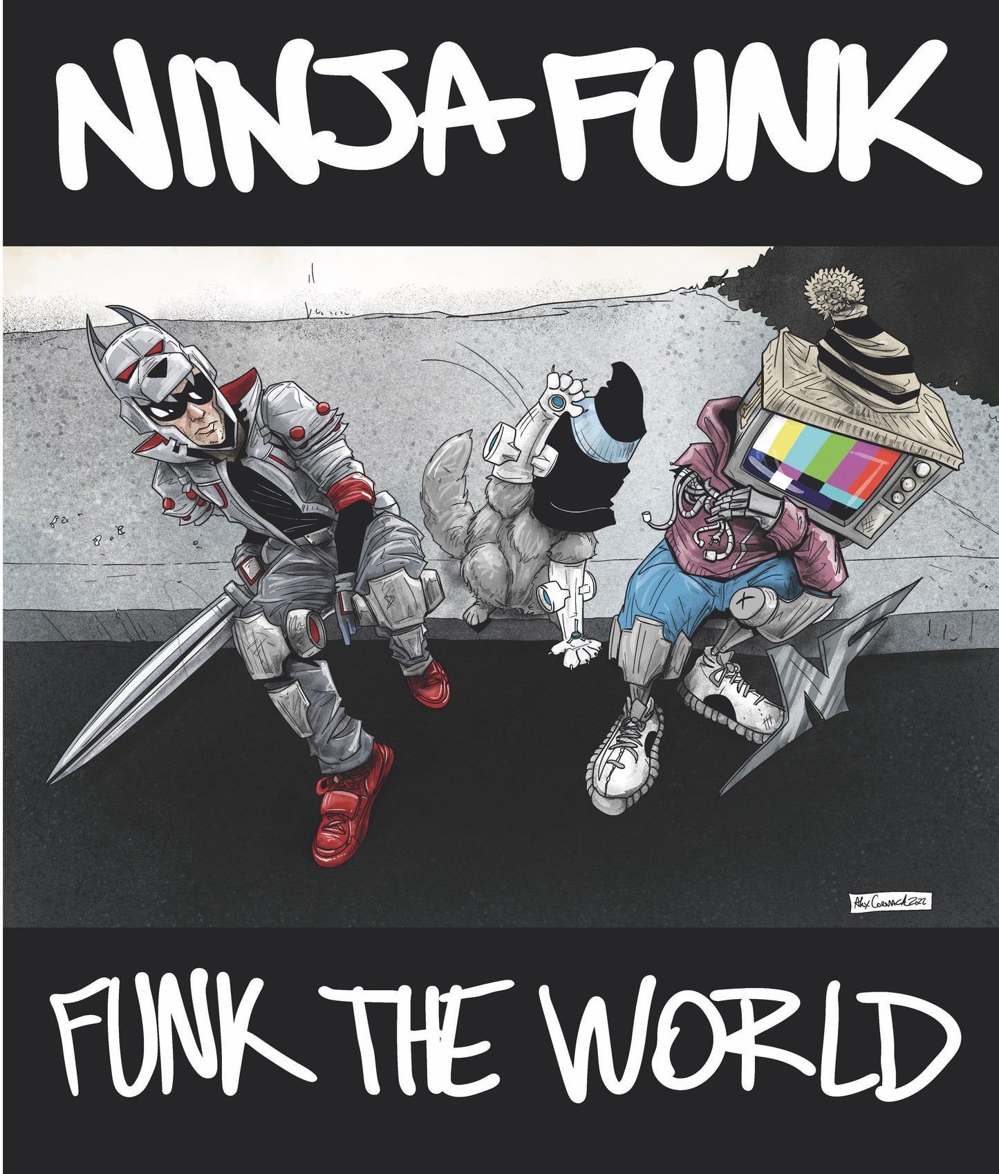 NINJA FUNK #1 EXCLUSIVE HIP HOP VARIANT - HolyGrail Comix