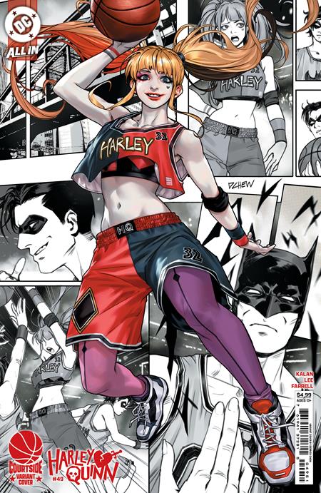 HARLEY QUINN #49 CVR D DERRICK CHEW COURTSIDE CARD STOCK VAR