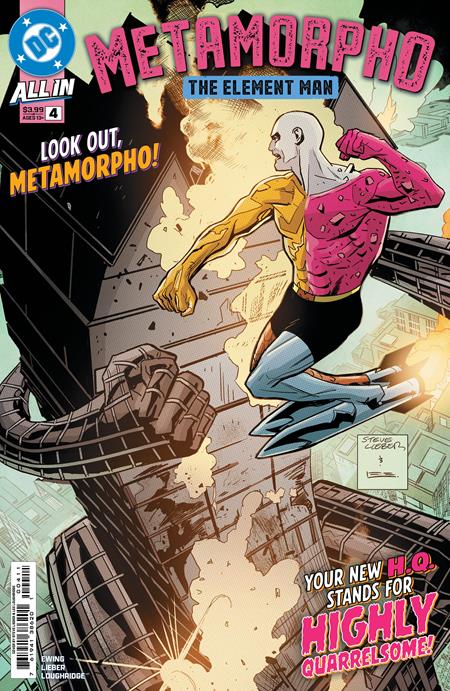 METAMORPHO THE ELEMENT MAN #4 CVR A STEVE LIEBER