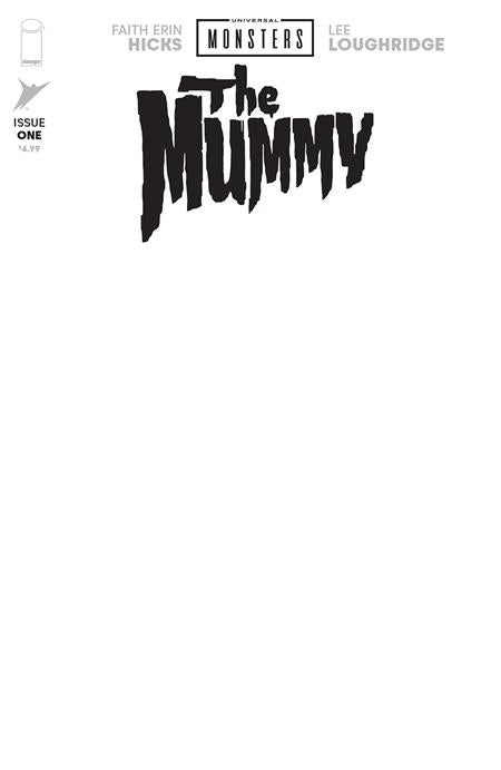 UNIVERSAL MONSTERS THE MUMMY #1  CVR H BLANK SKETCH VAR