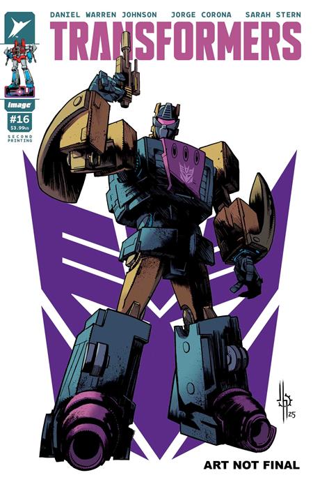 TRANSFORMERS #16 2ND PTG CVR A JASON HOWARD DECEPTICON CVR