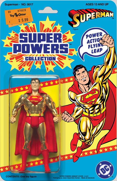 SUPERMAN #17 CVR E JASON GEYER & ALEX SAVIUK DC SUPER POWERS CARD STOCK VAR (ABSOLUTE POWER)