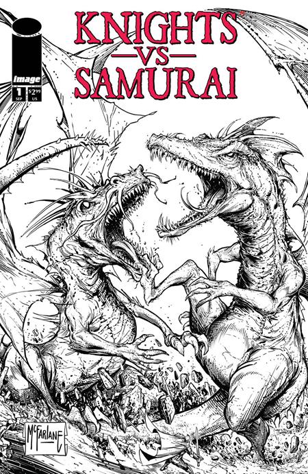 KNIGHTS VS SAMURAI #1 CVR C TODD MCFARLANE VAR