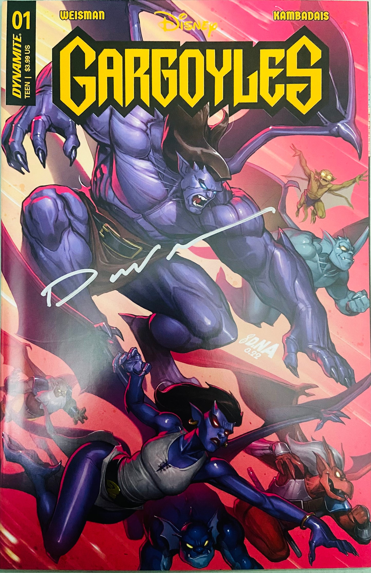 Gargoyles # 1 -Signed by David Nakayama