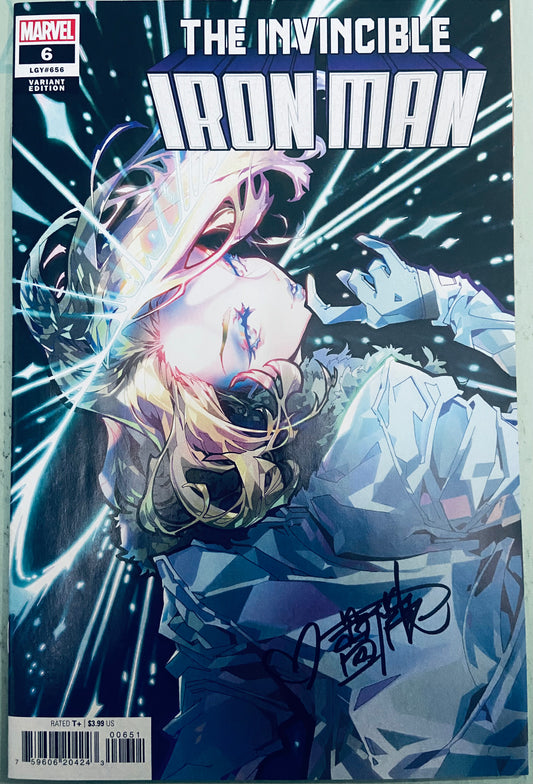 The Invincible Iron Man # 6-Signed by Rose Besch
