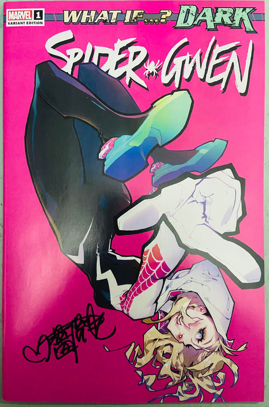 WHAT IF...? Dark Spider-Gwen # 1-Signed by Rose Besch