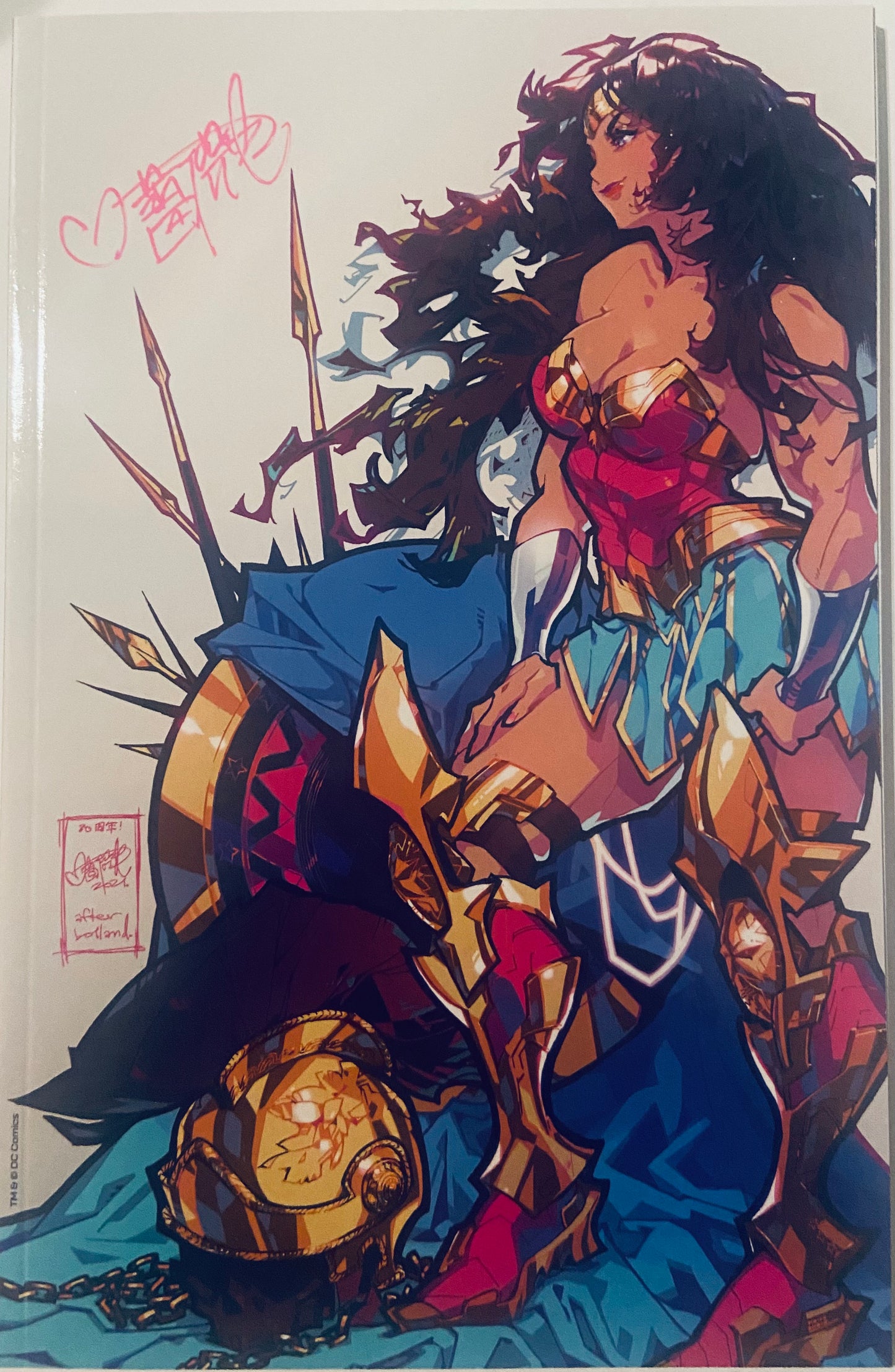 Wonder Woman 80th Exclusive-Signed by Rose Besch