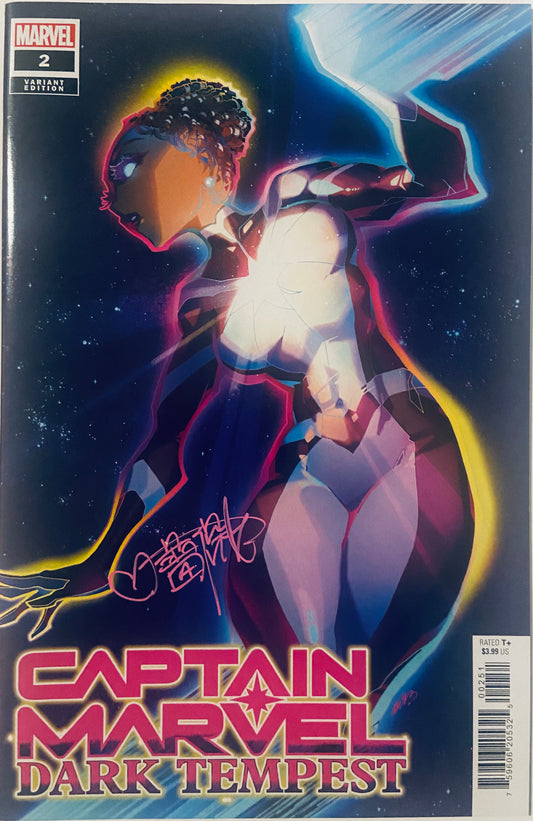 Captain Marvel # 2-Signed by Rose Besch