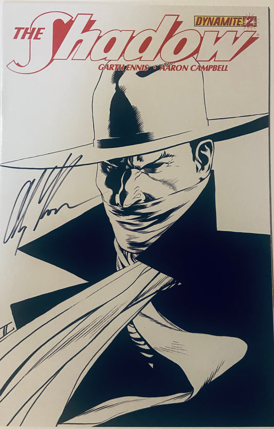 The Shadow # 2- Signed by Alex Ross