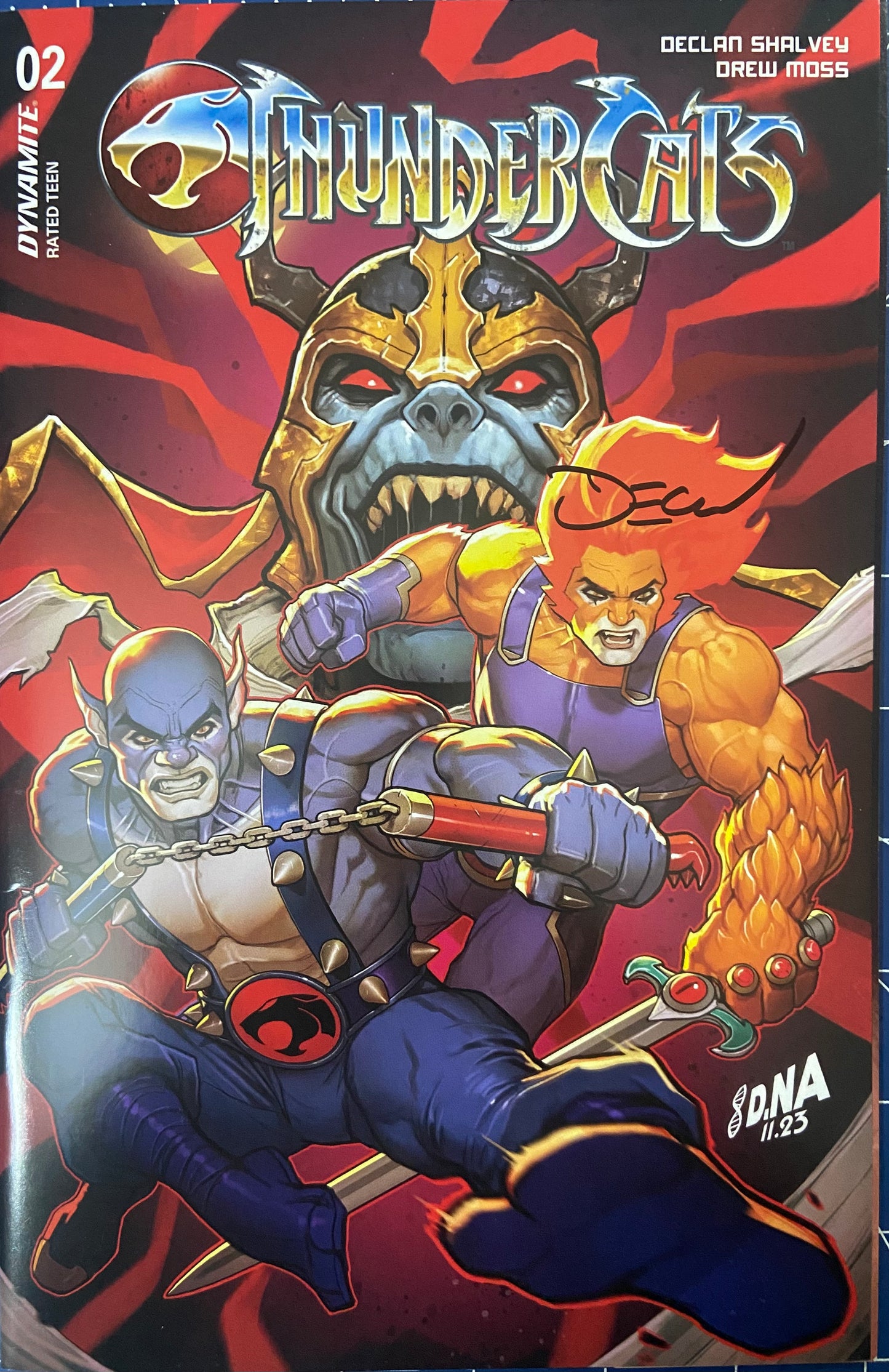 Thundercats 2-Signed by Declan Shalvey