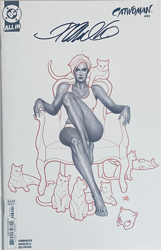 CATWOMAN 69- SIGNED BY FRANK CHO