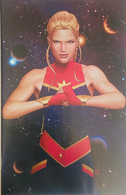 CAPTAIN MARVEL 1-SIGNED BY JOHN TAYLOR CHRISTOPHER