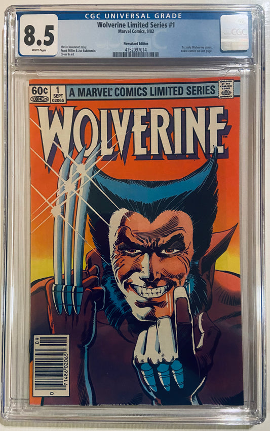 Wolverine 1 CGC 8.5 NEWSSTAND
