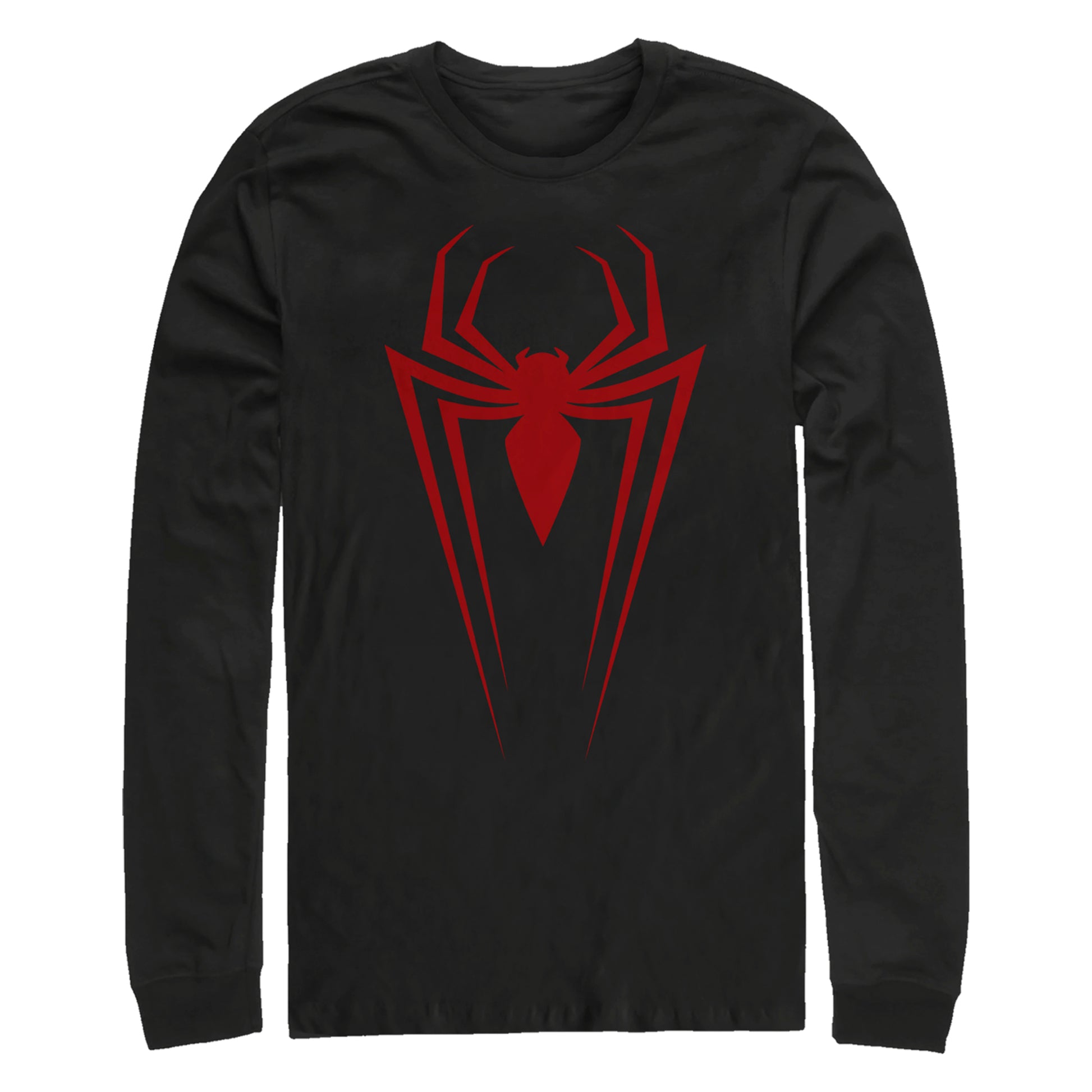 Men's Marvel Long Spider Long Sleeve T-Shirt