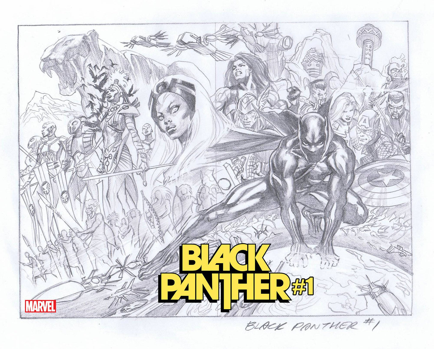 BLACK PANTHER COMIC PACK 1,2,4,5,6 (ALEX ROSS CVR)