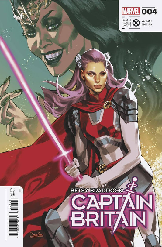 BETSY BRADDOCK CAPTAIN BRITAIN #4 DAVI GO VAR - HolyGrail Comix