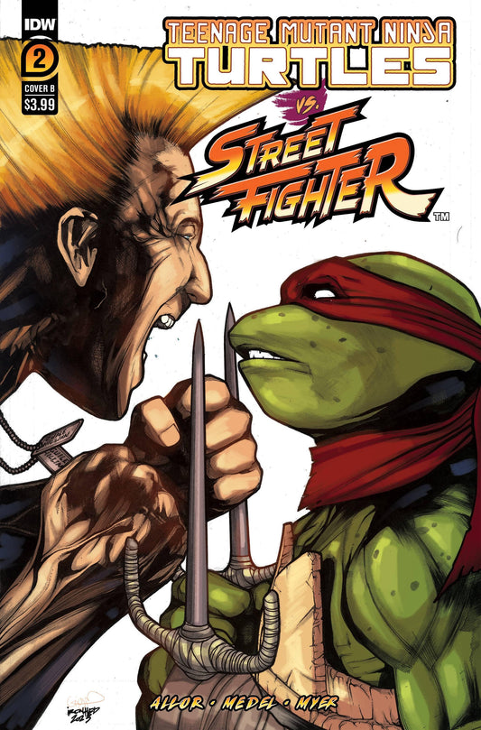 TMNT VS STREET FIGHTER #2 CVR B SANCHEZ - HolyGrail Comix