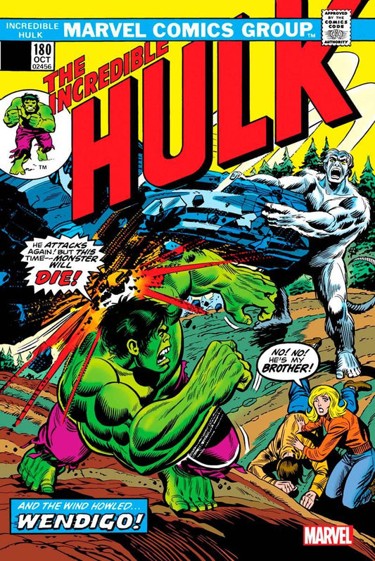 INCREDIBLE HULK #180 FACSIMILE EDITION NEW PTG - HolyGrail Comix