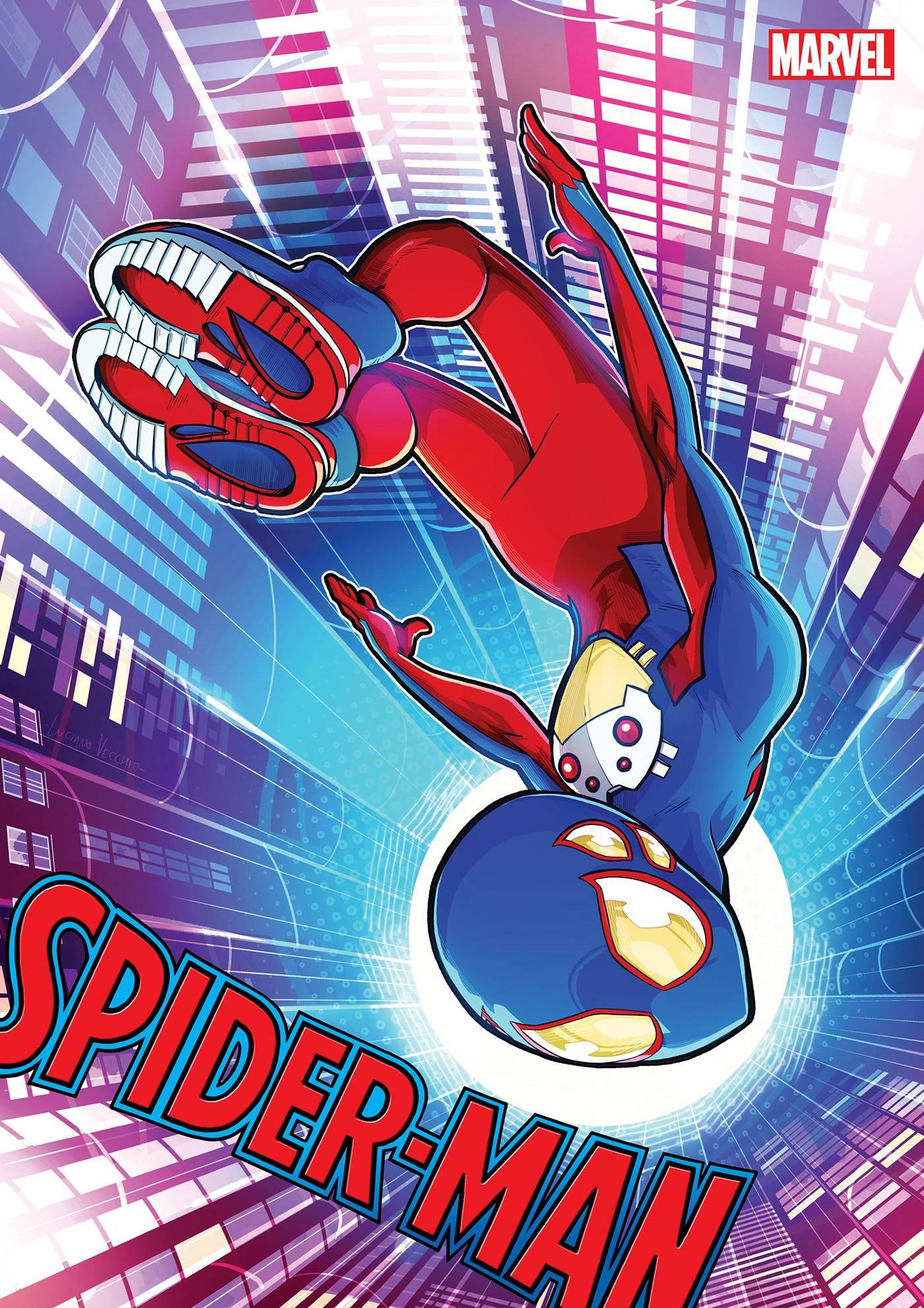 SPIDER-MAN #8 2ND PTG LUCIANO VECCHIO VAR - HolyGrail Comix