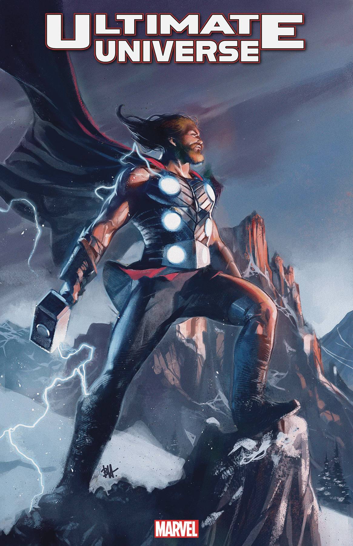 ULTIMATE UNIVERSE #1 BEN HARVEY ULTIMATE THOR VAR