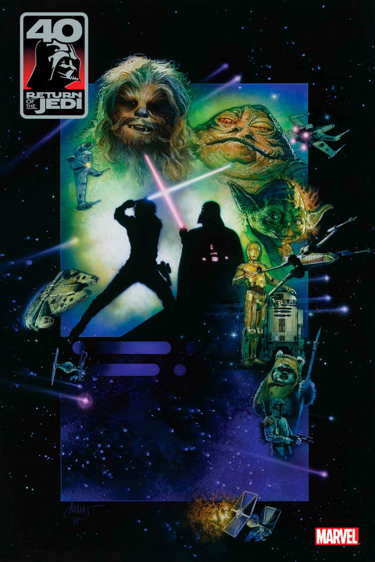 STAR WARS RETURN OF JEDI 40TH ANN SPROUSE #1 MOVIE POSTER