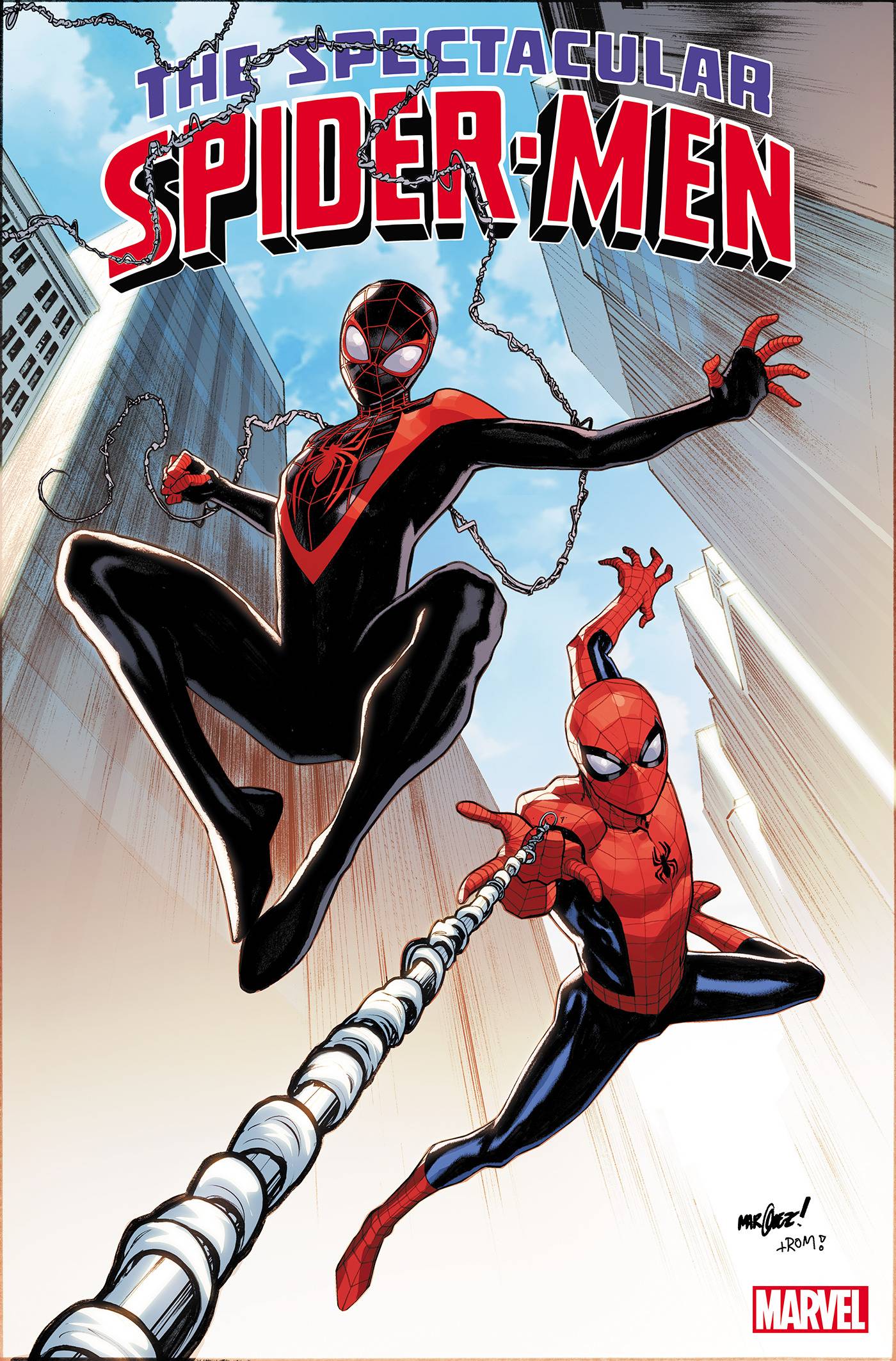 SPECTACULAR SPIDER-MEN #1 DAVID MARQUEZ FOIL VAR