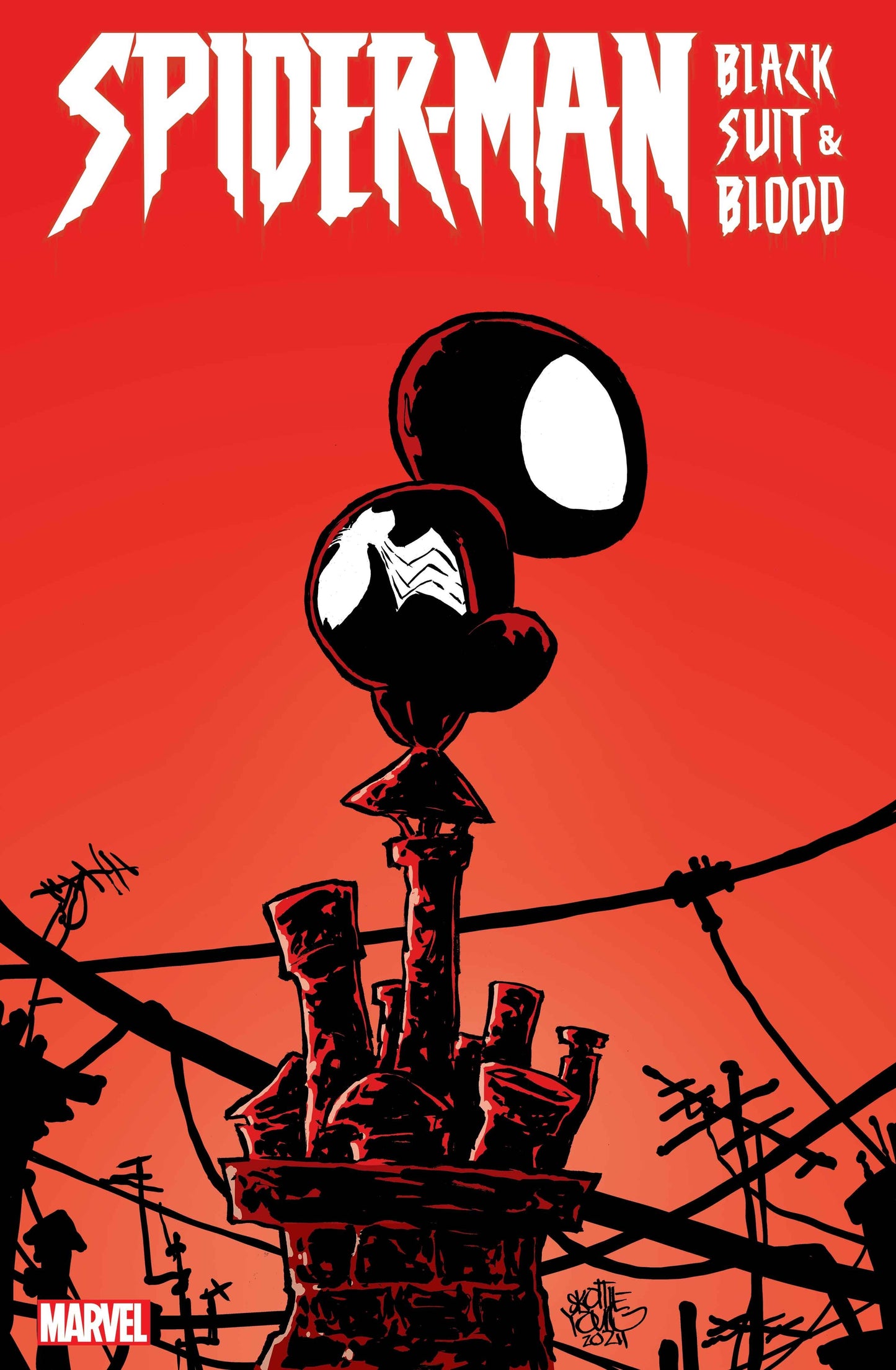 SPIDER-MAN BLACK SUIT AND BLOOD #1 SKOTTIE YOUNG VAR