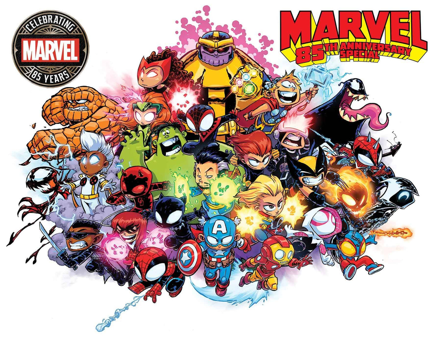 MARVEL 85TH ANN SPECIAL SKOTTIE YOUNG WRAPAROUND VAR