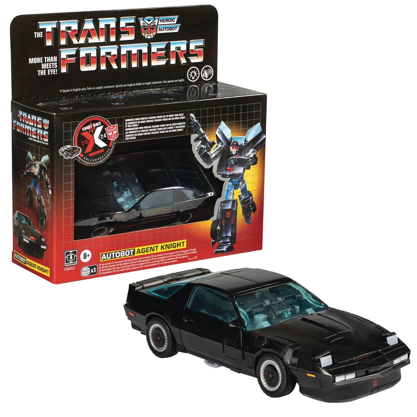 TRANSFORMERS GEN KNIGHT RIDER AGENT KNIGHT AF