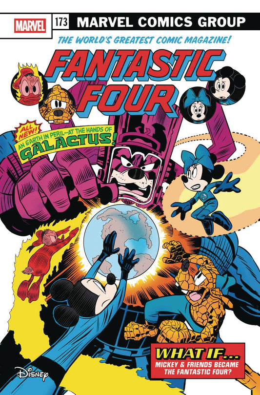 FANTASTIC FOUR #31 SCIARRONE DISNEY WHAT IF FF HOMAGE VAR