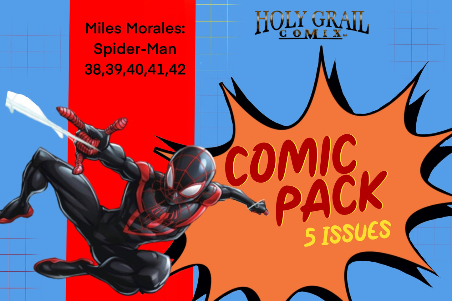 MILES MORALES: SPIDER-MAN COMIC PACK 38,39,40,41,42