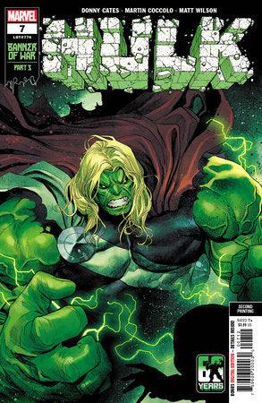 HULK 7 COCCOLO 2ND PRINTING VARIANT - HolyGrail Comix