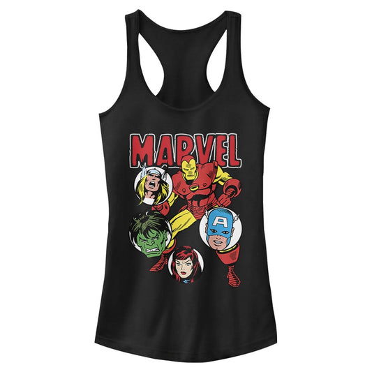 Junior's Marvel Marvel Squad Tank Top