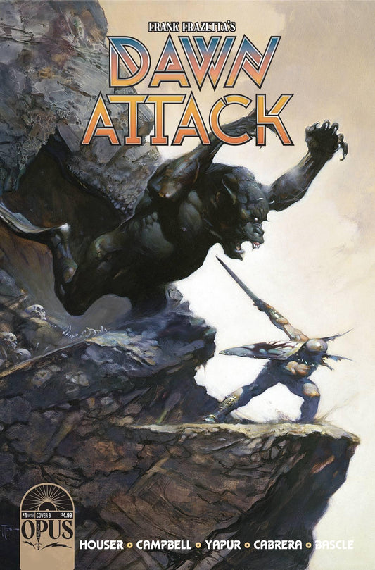 FRANK FRAZETTAS DAWN ATTACK #4 CVR B FRAZETTA - HolyGrail Comix