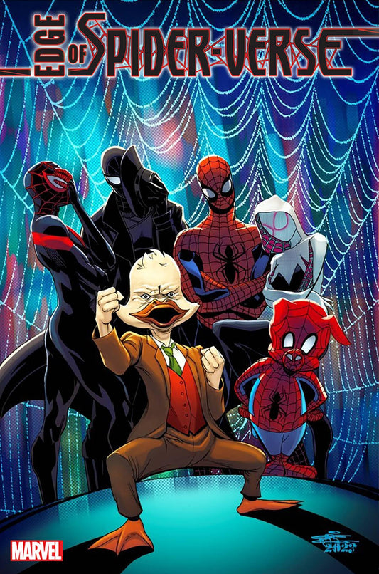 EDGE OF SPIDER-VERSE #1 CHRISCROSS HOWARD THE DUCK VA - HolyGrail Comix