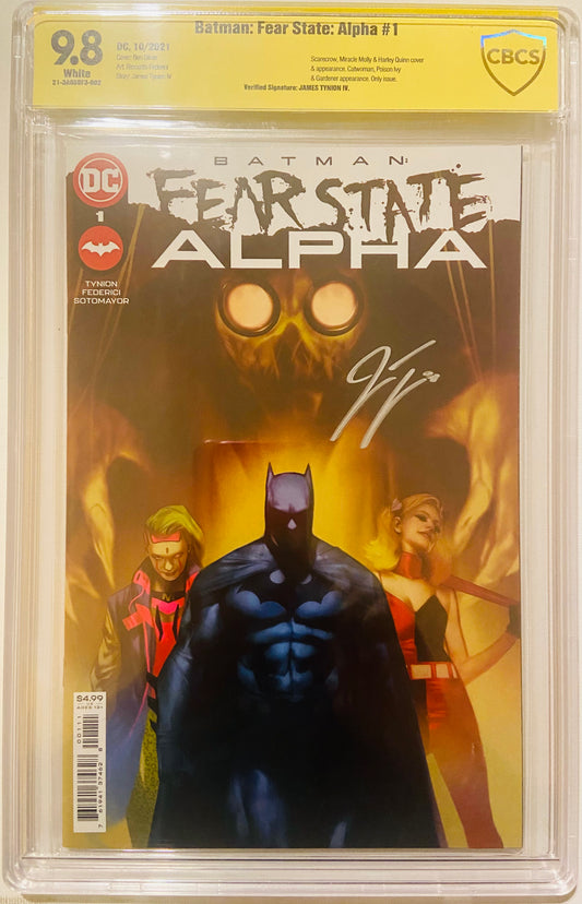 CBCS 9.8 Batman: Fear State Alpha 1(Signed) - HolyGrail Comix